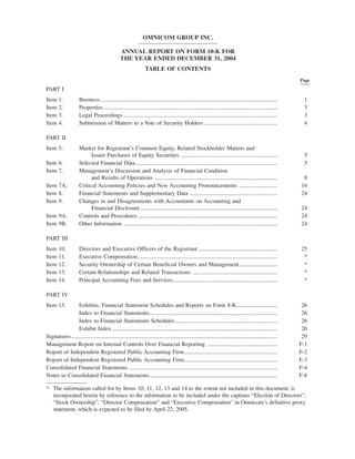 omnicare annual reports 2004