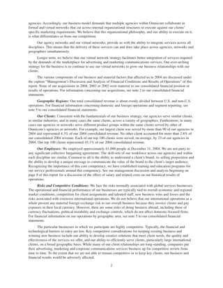 omnicare annual reports 2004