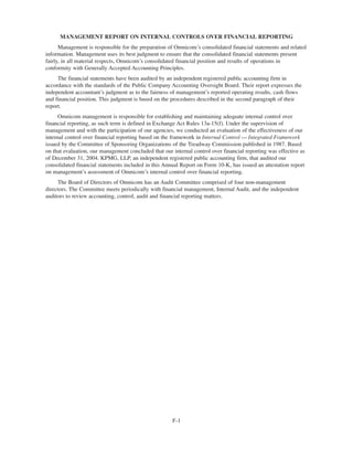 omnicare annual reports 2004