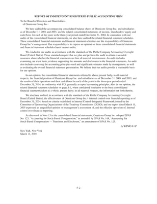 omnicare annual reports 2004