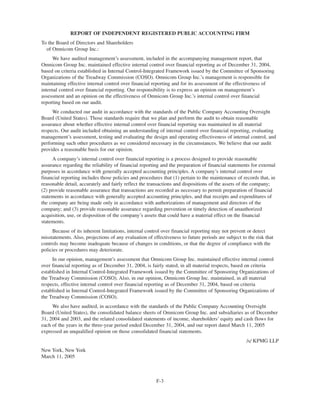 omnicare annual reports 2004