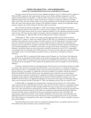 omnicare annual reports 2004