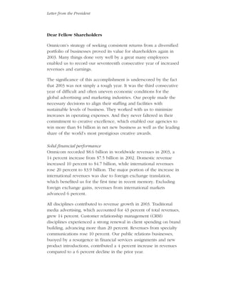 omnicare annual reports 2003