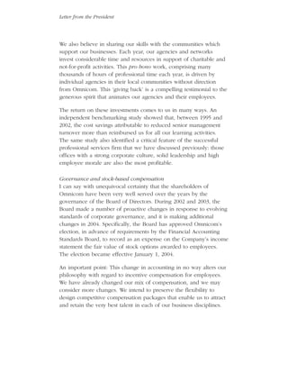 omnicare annual reports 2003