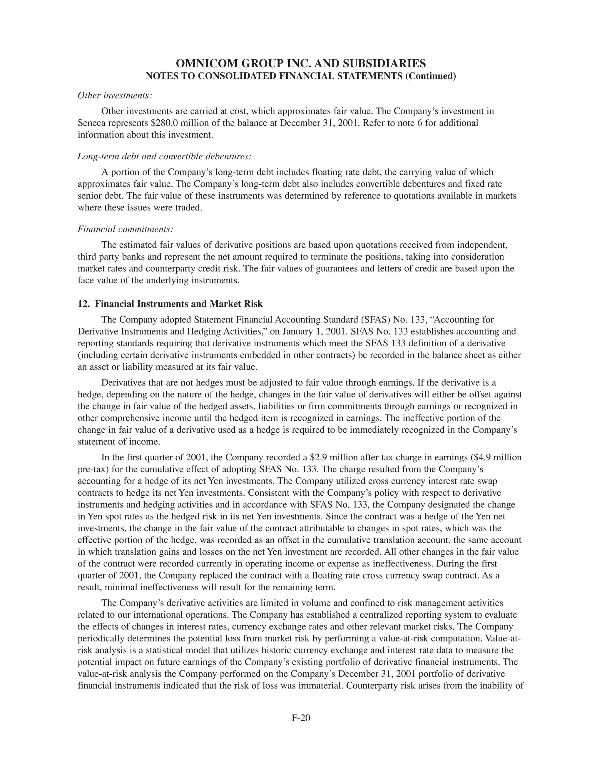 omnicare annual reports 2001