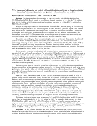 omnicare annual reports 2001