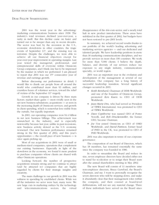 omnicare annual reports 2001