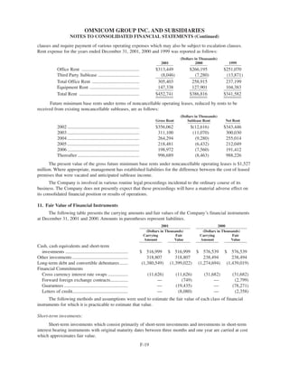 omnicare annual reports 2001