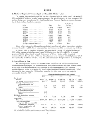 omnicare annual reports  2000