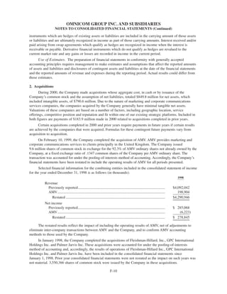 omnicare annual reports  2000