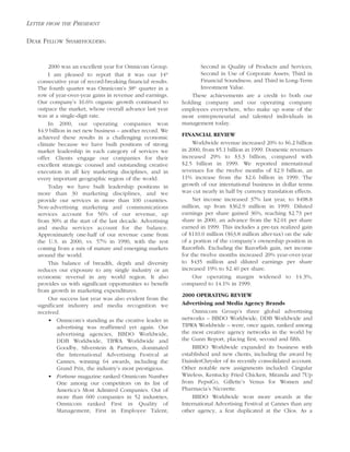 omnicare annual reports  2000