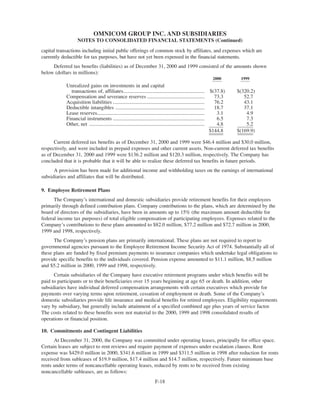 omnicare annual reports  2000
