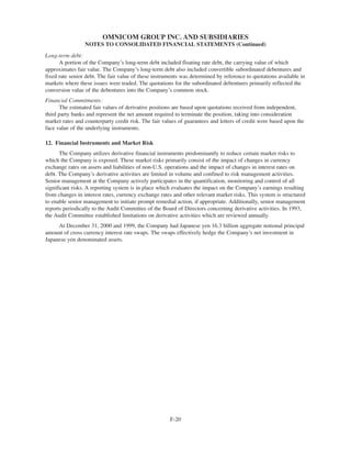 omnicare annual reports  2000