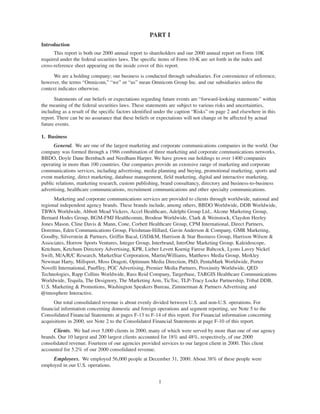 omnicare annual reports  2000