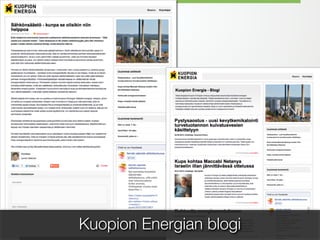 Kuopion Energian blogi
 
