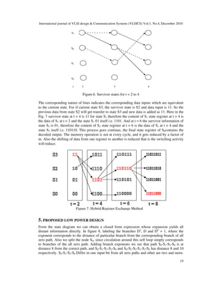 A LOW POWER VITERBI DECODER DESIGN WITH MINIMUM TRANSITION HYBRID ...