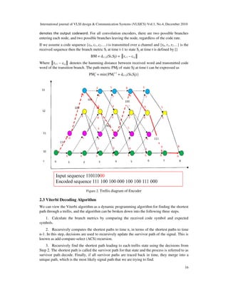 A LOW POWER VITERBI DECODER DESIGN WITH MINIMUM TRANSITION HYBRID ...