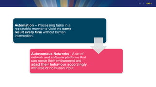 From Automation to Autonomous Networks with AI | PDF