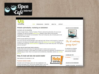 Open Internet Cafe 12 november - Gele banaan
