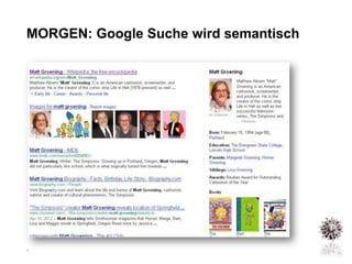 MORGEN: Google Suche wird semantisch




7
 