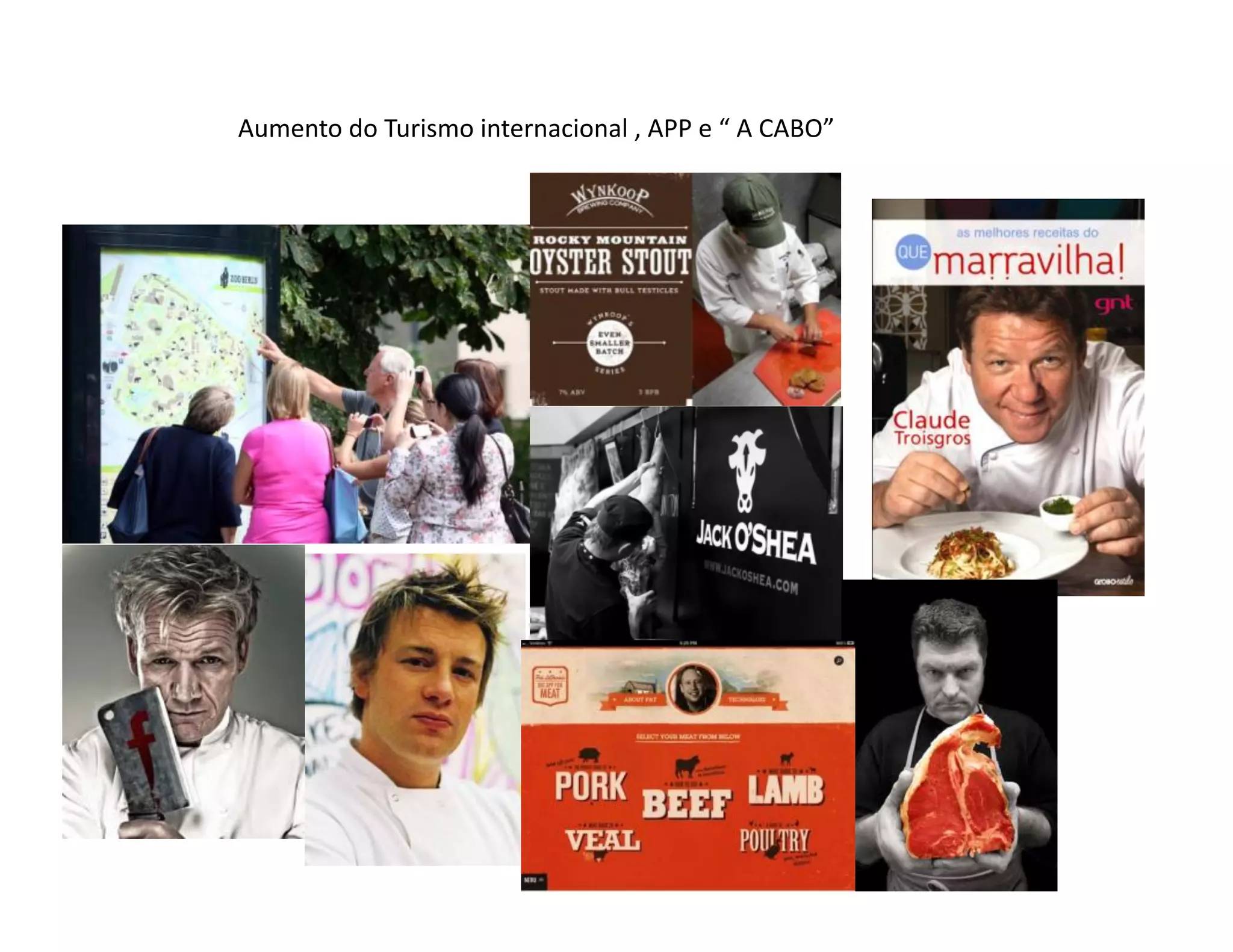 Aumento	
  do	
  Turismo	
  internacional	
  ,	
  APP	
  e	
  “	
  A	
  CABO”	
  
 