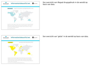 Een overzicht van illegaal drugsgebruik in de wereld op
basis van data.




Een overzicht van ‘geluk’ in de wereld op basis van data.
 