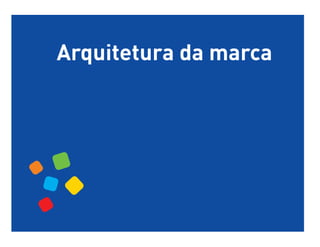 Arquitetura da marca
 