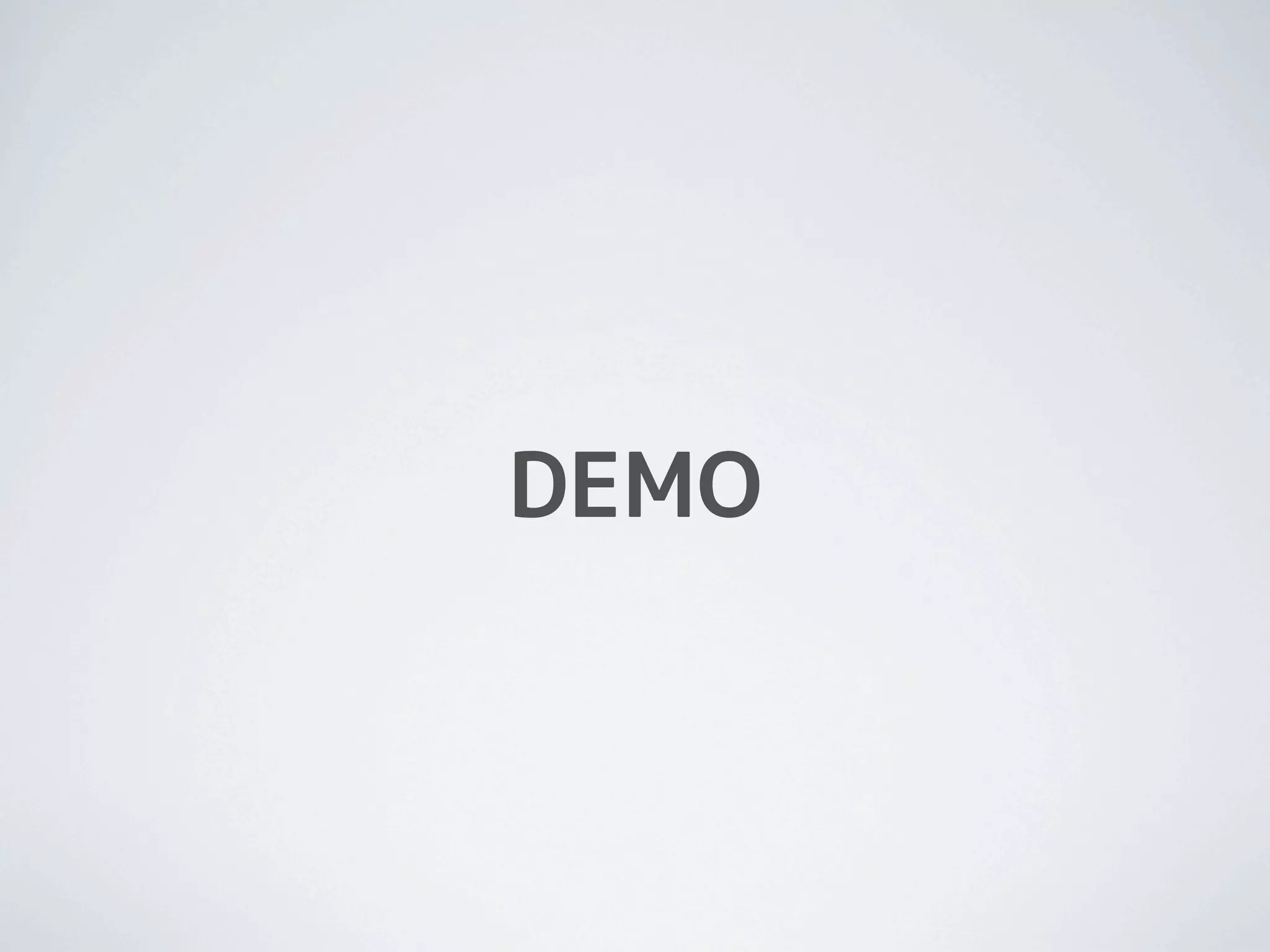 DEMO
 