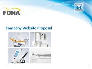Company Website Proposal




26.11.12                   1
 