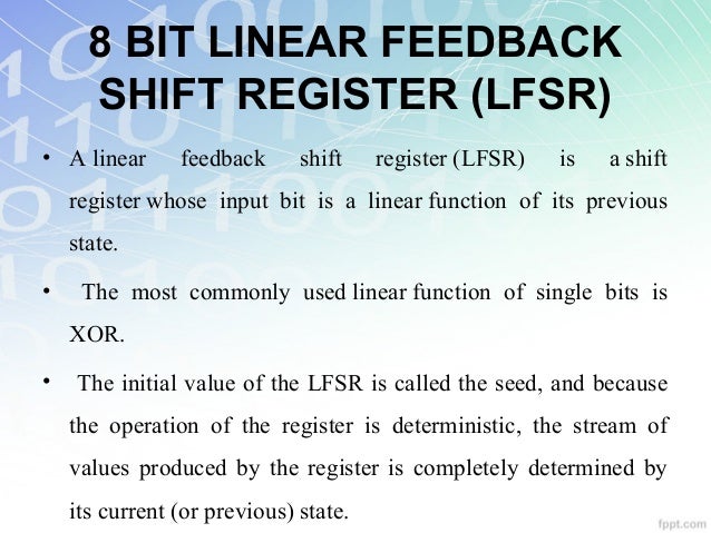 non linear feedback shift register binary non linear feedback shift register binary