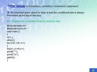 Different loops in C | PPT