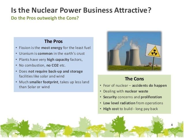 Nuclear Power Pros And Cons