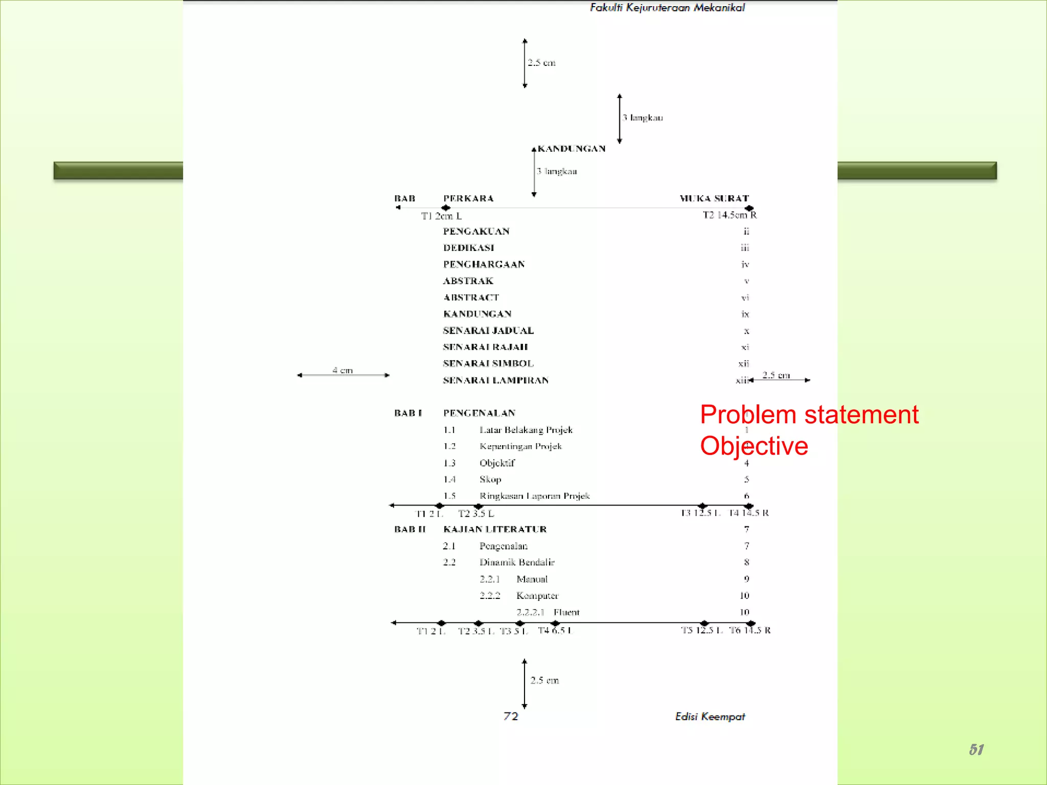 Problem statement
Objective




                    51
 