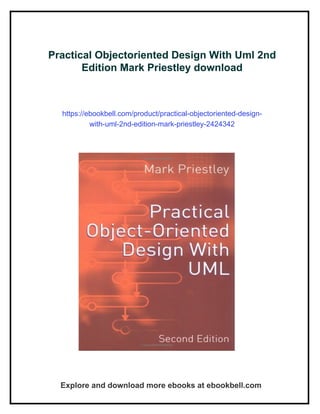 Practical Objectoriented Design With Uml 2nd Edition Mark Priestley | PDF