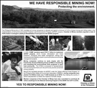 WE HAVE RESPONSIBLE MINING NOW! Protecting the environment.  Published December 12, 2011