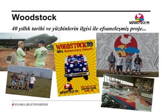 Woodstock
40 yıllık tarihi ve yüzbinlerin ilgisi ile efsaneleşmiş proje...




                                                     20 Aralık 2012 ©
 