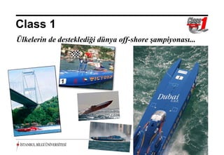 Class 1
Ülkelerin de desteklediği dünya off-shore şampiyonası...




                                                20 Aralık 2012 ©
 