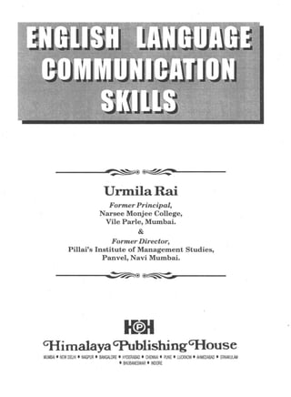 Rai Language Learning English Language Communication Skills Revised Edition Revised Urmila ...