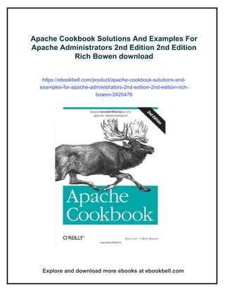 Apache Cookbook Solutions And Examples For Apache Administrators 2nd ...