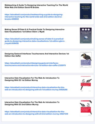 Designing Interactive Systems 2nd Revised Edition David Et Al Benyon | PDF