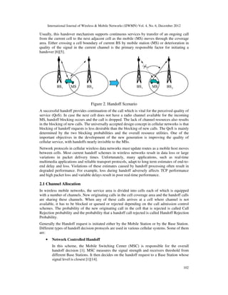 A NOVEL HANDOFF DECISION ALGORITHM IN CALL ADMISSION CONTROL STRATEGY ...