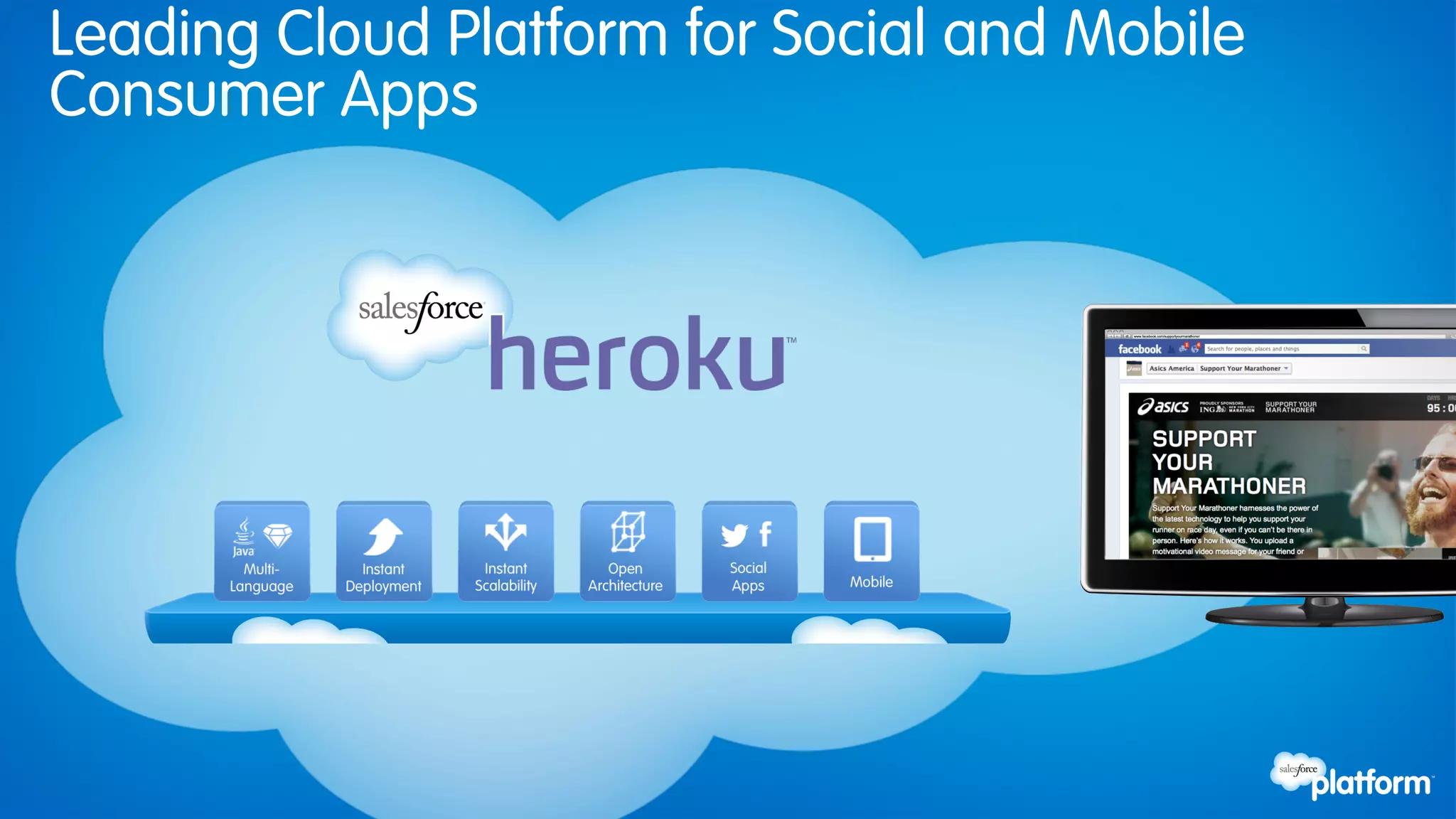 Leading Cloud Platform for Social and Mobile
Consumer Apps
 