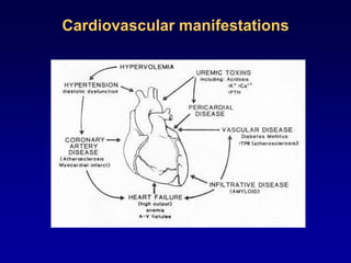 Cardiovascular manifestations
 
