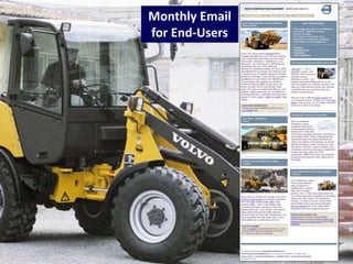 Monthly Email
for End-Users
 