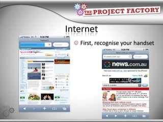 The new web: mobile New technologies, new applications (new ways of connecting) #ATSYDM Jennifer Wilson 