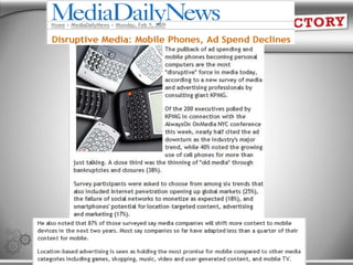 The new web: mobile New technologies, new applications (new ways of connecting) #ATSYDM Jennifer Wilson 