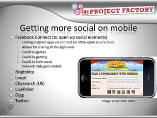 The new web: mobile New technologies, new applications (new ways of connecting) #ATSYDM Jennifer Wilson 