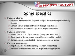 The new web: mobile New technologies, new applications (new ways of connecting) #ATSYDM Jennifer Wilson 