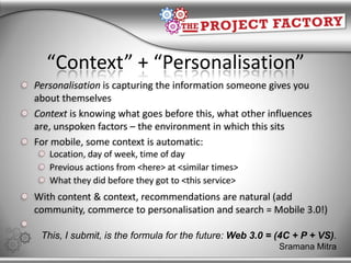 The new web: mobile New technologies, new applications (new ways of connecting) #ATSYDM Jennifer Wilson 