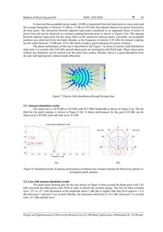 Design and implementation of microstrip rotman lens for ISM band ...